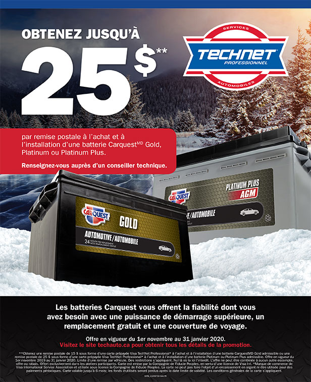promotion garage tech-net carquest automobile